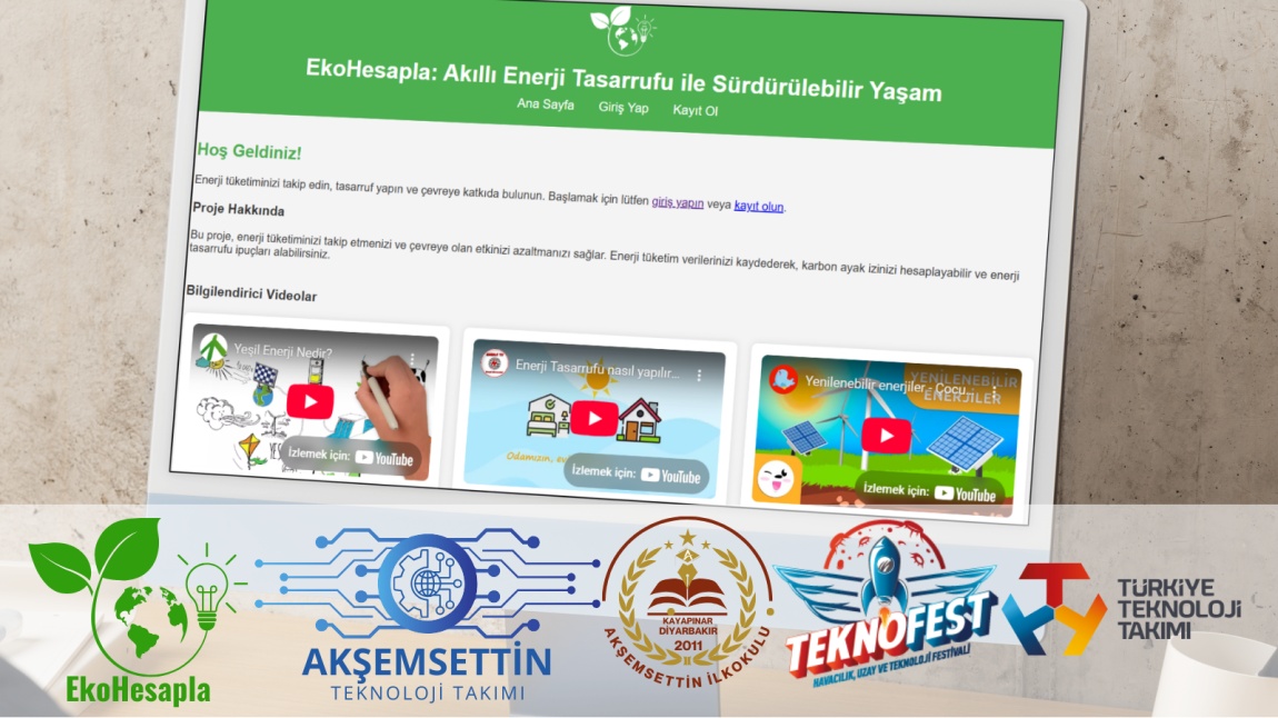 EkoHesapla: Akıllı Enerji Tasarrufu ile Sürdürülebilir Yaşam TEKNOFEST Projemiz